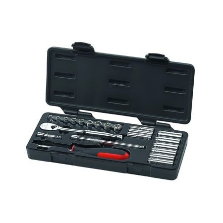 Gearwrench SKT SET 1/4" DR 6 PT SAE 22 PC GWR80325